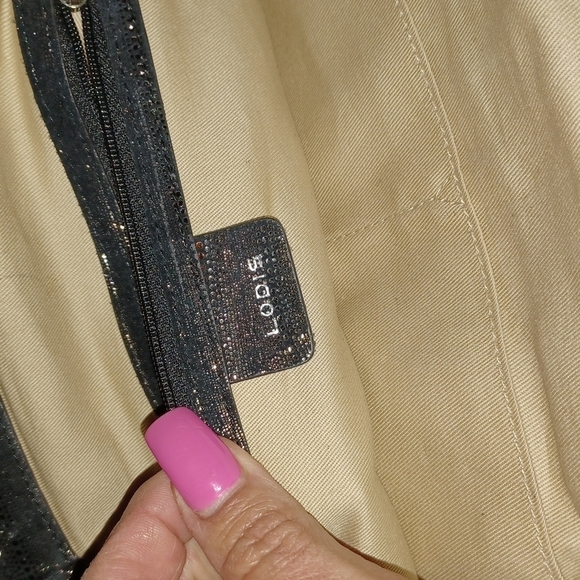 LODIS SUZETTE  METALIC Hand Clutch in Copper - Picture 6 of 15